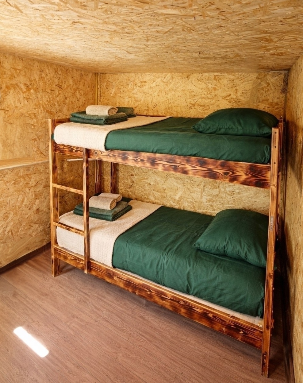 VL Guest House eco camping area — tent sites among trees in Alaverdi mountains